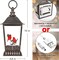 Cardinal Christmas Snow Globe, 11 Inch Musical Snow Globe Lantern, 6H Timer Lighted Christmas Snow Lantern, USB and Battery Operated Lantern, Christmas Decoration for Holiday Season Home Decor.
